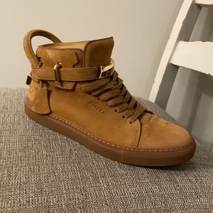 Buscemi 100MM Push Wheat Gum shoes